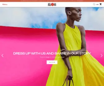 Adjoaa.com(Your Premium Marketplace for African Fashion Brands) Screenshot