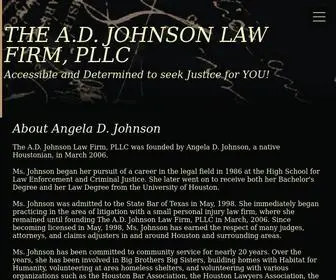 Adjohnsonfirm.com(Home) Screenshot