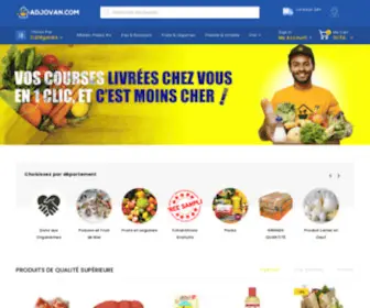 Adjovan.com(Marché et Supermarché en ligne) Screenshot