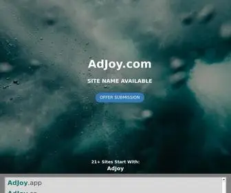 Adjoy.com(Video Content Marketing) Screenshot