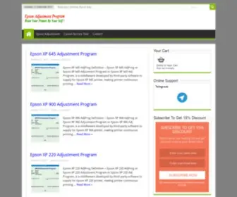 AdjProgram.com(Free Download Epson Adjustment) Screenshot