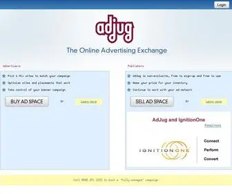 Adjug.com(The Online Advertising Exchange) Screenshot