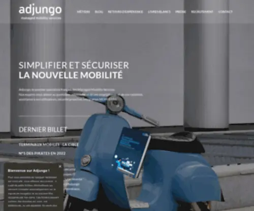 Adjungo.fr(Découvrez tout ce qu’Adjungo peut faire pour votre entreprise) Screenshot