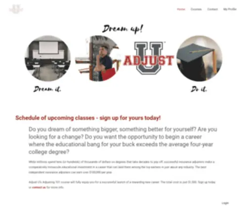 Adjust-U.com(MidAmCat LMS) Screenshot