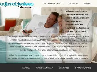 Adjustablesleepstore.com(Adjustable Bed Gallery) Screenshot