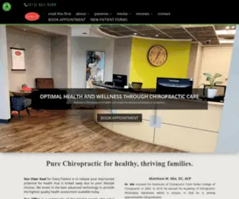 Adjustchiro.com(Adjust Chiropractic) Screenshot