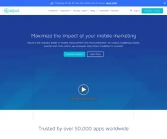Adjust.com(Accelerate your app’s growth with Adjust) Screenshot