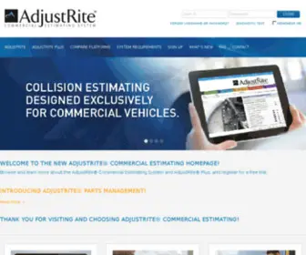 Adjustrite.com(AdjustRite Commercial Collision Estimating Software) Screenshot