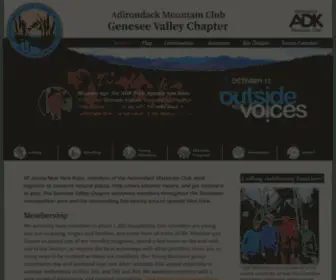 ADK-GVC.org(Genesee Valley Chapter) Screenshot