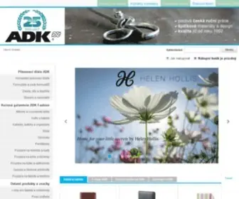 ADK.cz(České ručně vyráběné diáře & fashion) Screenshot