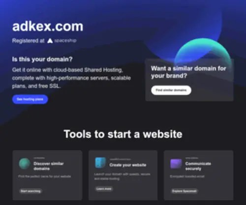 Adkex.com(Adkex) Screenshot