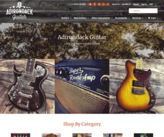 Adkguitar.com(Adirondack Guitar) Screenshot