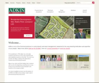 Adkin.co.uk(Rural & Commercial Surveyors) Screenshot