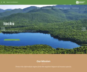 Adkinvasives.com(Adirondack Park Invasive Plant Program) Screenshot