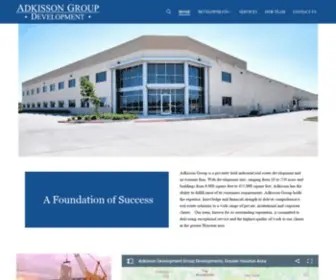 Adkissondevelopment.com(Commercial Real Estate Development) Screenshot