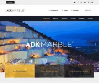 Adkmarble.com(ADK MARBLE) Screenshot