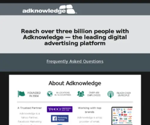 Adknowledge-Email-Solutions.com(Save 30) Screenshot