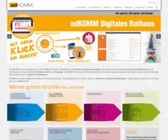 Adkomm.de(Kommunale Software) Screenshot