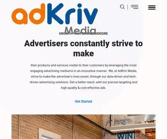 AdkrivMedia.com(Adkriv media) Screenshot