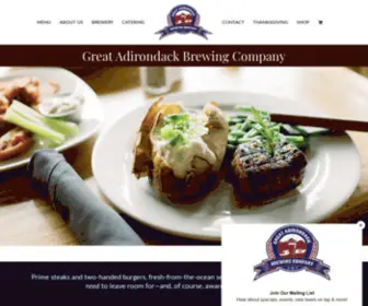 Adksteakandseafood.com(Lake placid restaurant) Screenshot