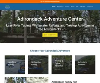 Adktubing.com(Adirondack Adventure Center) Screenshot