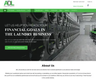 Adlconsulting.com(Commercial Laundry Business & Laundromat Consultant) Screenshot