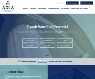 Adla.org(Alabama Defense Lawyers Association) Screenshot