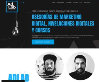 Adlab.cl(Cursos de Marketing Digital y Publicidad) Screenshot