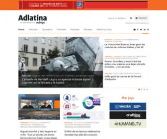 Adlatina.com.ar(El Portal de la Comunicación Latina) Screenshot