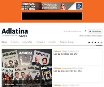 Adlatina.com(El Portal de la Comunicación Latina) Screenshot
