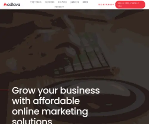 Adlava.com(Integrated Advertising & Digital Marketing Solutions) Screenshot