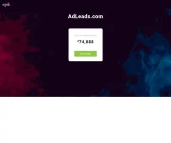 Adleads.com(Forsale Lander) Screenshot