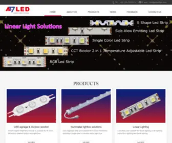 Adledlights.com(Adled Light Limited is a manufacturer of Samsung led module) Screenshot