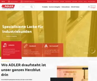 Adler-Lacke.com(ADLER) Screenshot