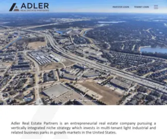 Adler-Partners.com(Adler Real Estate Partners) Screenshot