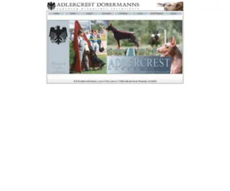 Adlercrest-Dobermanns.com(Adlercrest) Screenshot