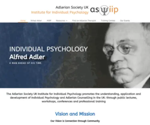 Adleriansociety.co.uk(Adleriansociety) Screenshot