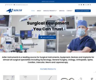 Adlerinstruments.com(Adler Instrument Company) Screenshot