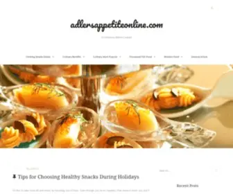 Adlersappetiteonline.com(It's Delicious Before Created) Screenshot