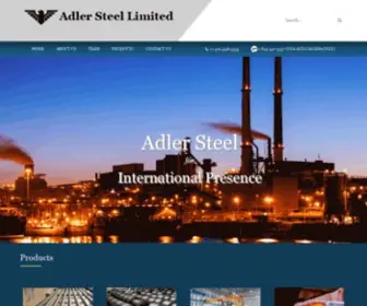 Adlersteel.com(Adler Steel) Screenshot