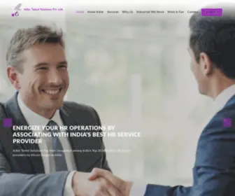 Adlertalent.com(Adler Talent Solutions) Screenshot