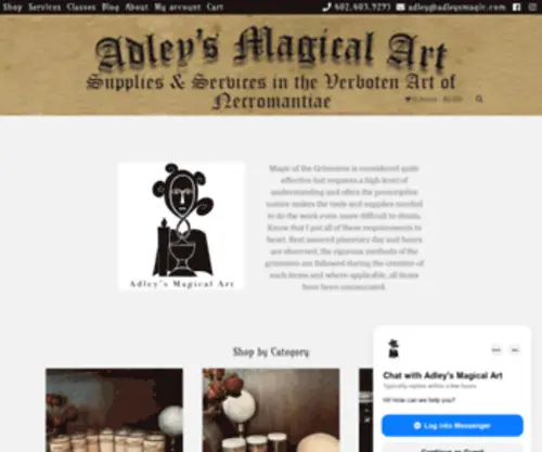 Adleysmagic.com(Antiquity Apothecary) Screenshot