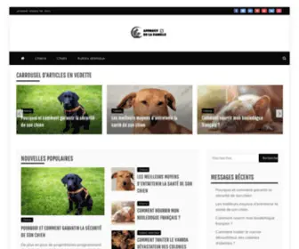 ADLF.net(Les animaux de la Famille est le blog dédié exclusivement aux animaux de compagnie) Screenshot