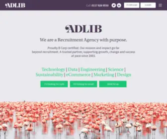 Adlib-Recruitment.co.uk(ADLIB Recruitment) Screenshot