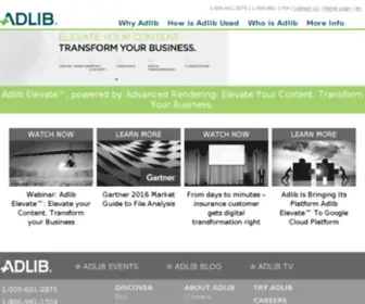 Adlibsys.com(Convert Document to PDF) Screenshot