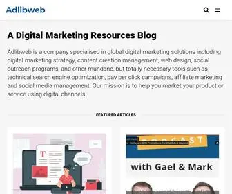 Adlibweb.com(A Digital Marketing Resources Blog) Screenshot