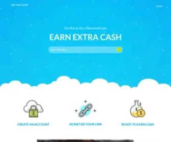 Adlinkcash.com(Link Ad Network) Screenshot