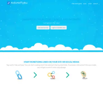 Adlinkflyku.com(Earn money) Screenshot