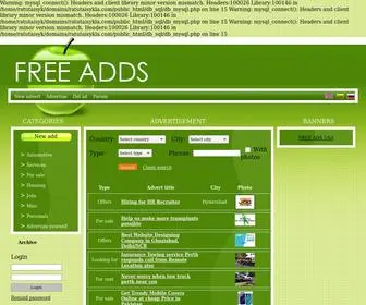 Adlisttoday.com(Free ads) Screenshot