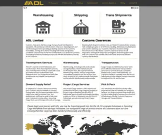 ADLL.co.uk(Customs Clearance in Felixstowe and Ipswich) Screenshot